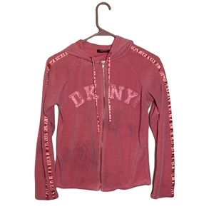 DKNY Pink Hoodie Size Small